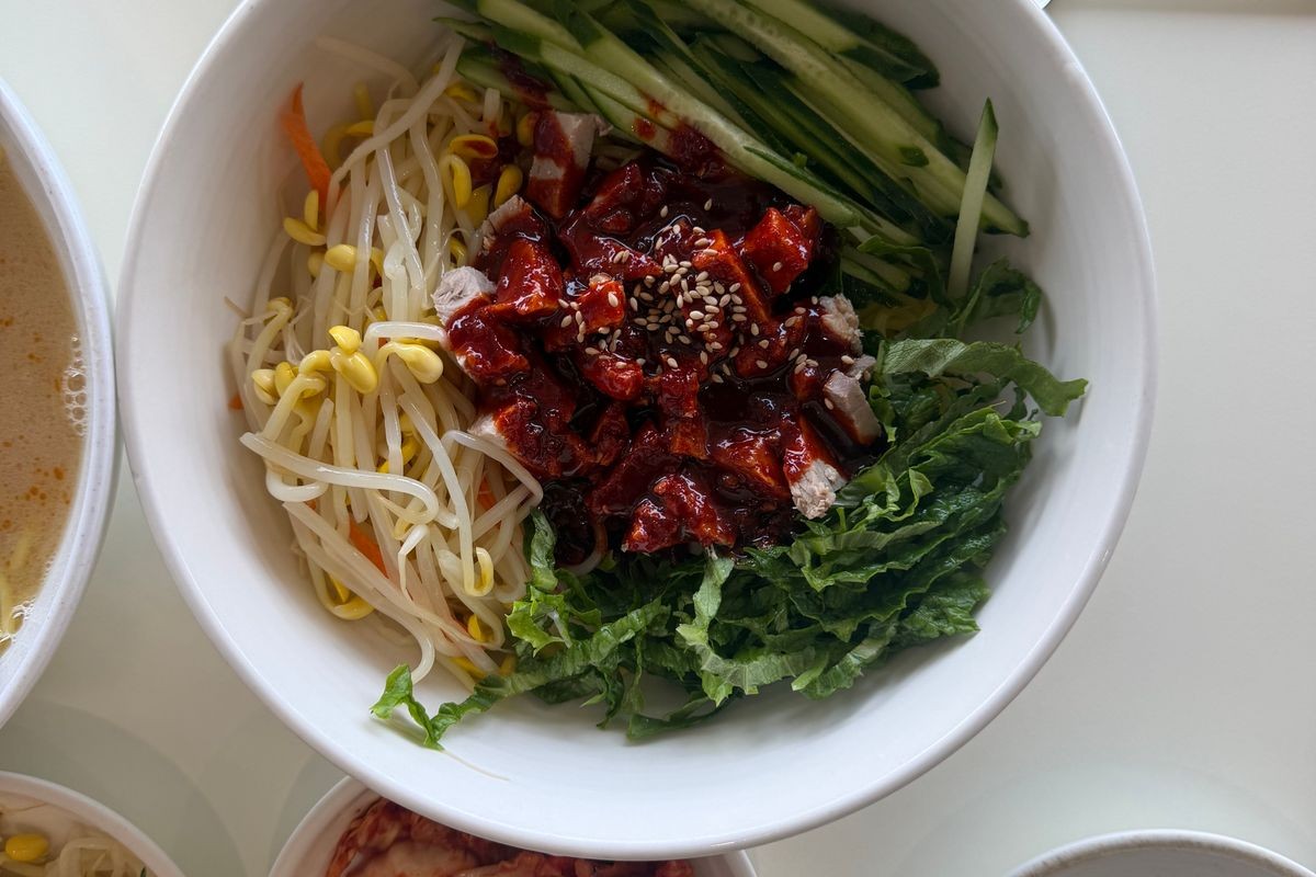 마운자로 6일차 채소 늘린 점심 비빔밥