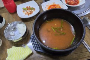 마운자로 30일차 갈비탕을 다 먹고 공기밥을 일부러 남긴 그릇 썸네일