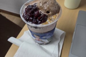마운자로 46일차 저녁 뒤 먹은 팥빙젤라또 썸네일
