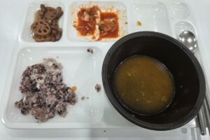 마운자로 47일차 저녁 밥을 반쯤 남긴 식판 썸네일