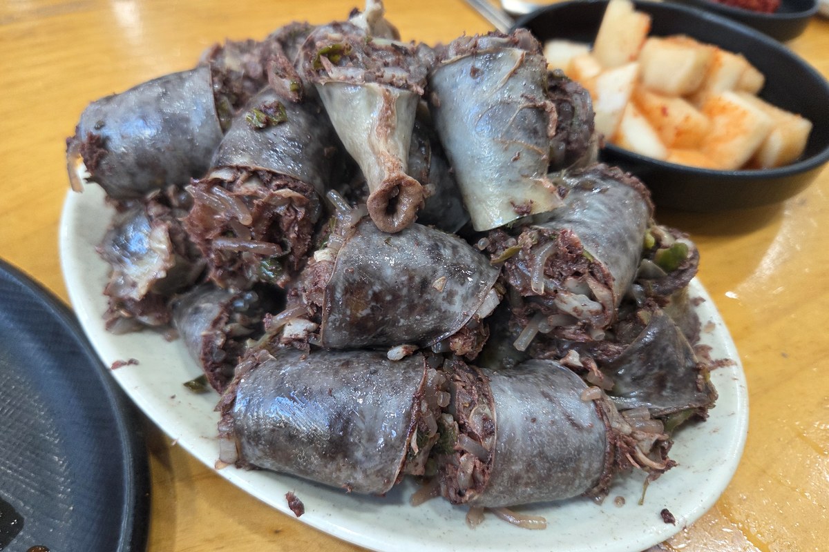 마운자로 48일차 저녁 순대 한 접시
