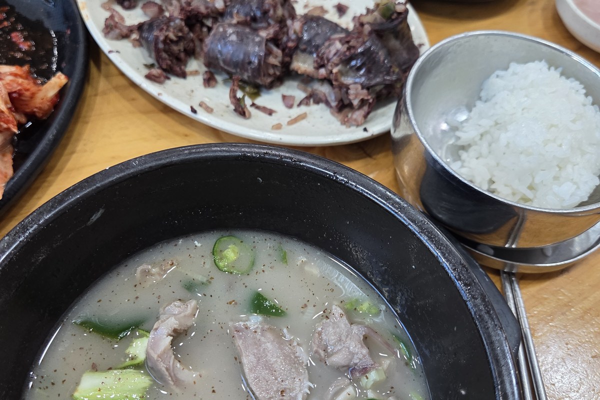 마운자로 48일차 순대와 공깃밥을 남긴 저녁 상
