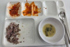 마운자로 49일차 점심을 밥 몇 술만 남기고 비운 식판 썸네일