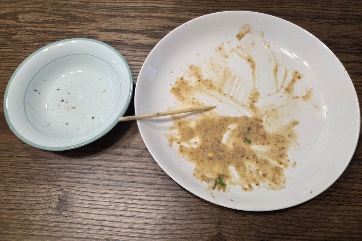 마운자로 10주차 68일차 저녁 17분 만에 깨끗이 비운 접시
