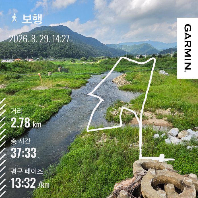 마운자로 11주차 문경 걷기 가민 기록 원본