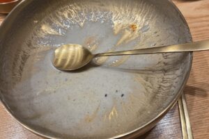 마운자로 11주차 73일차 17분 만에 바닥까지 비운 콩국수 그릇