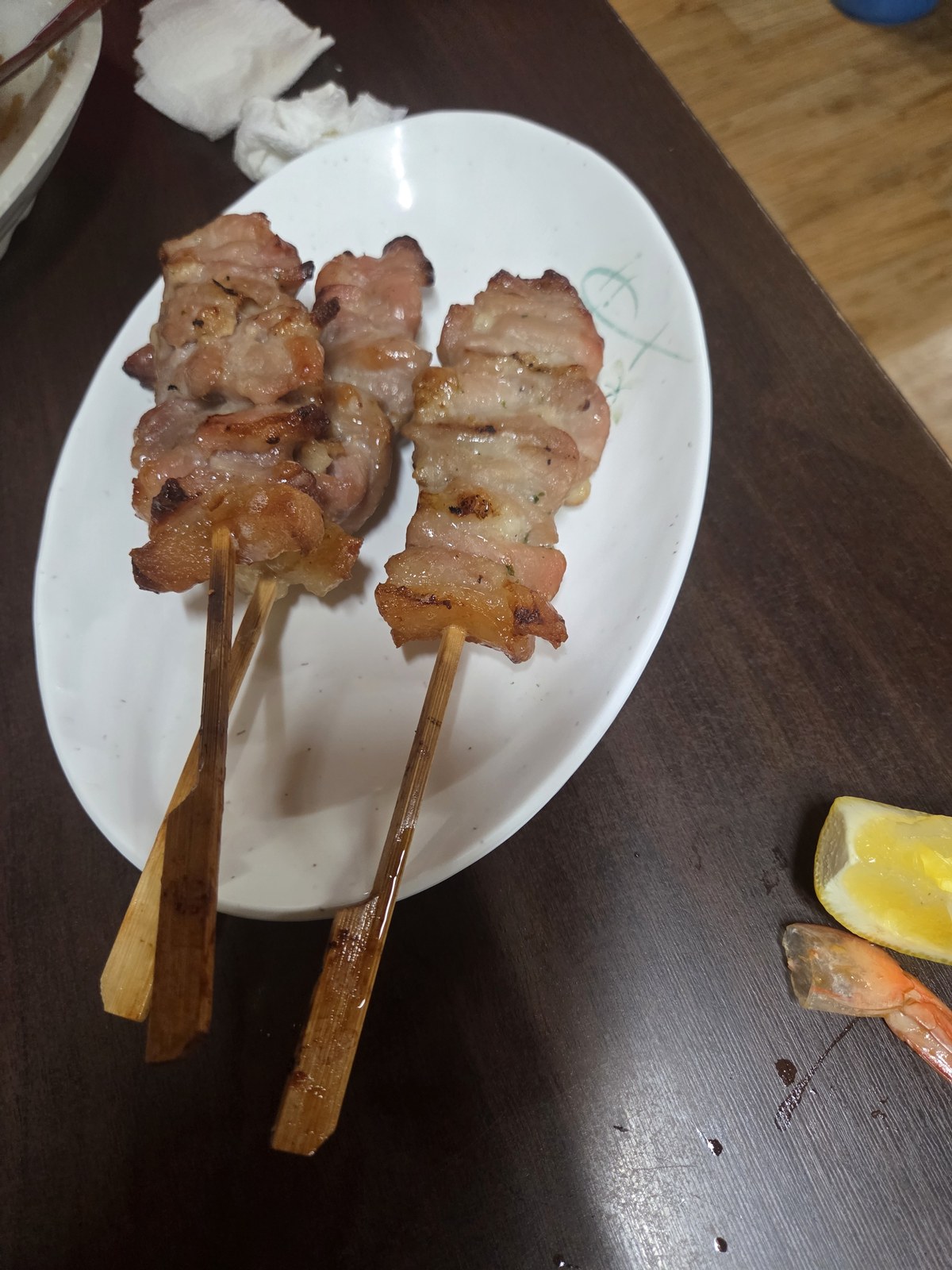 돼지고기 꼬치 원본