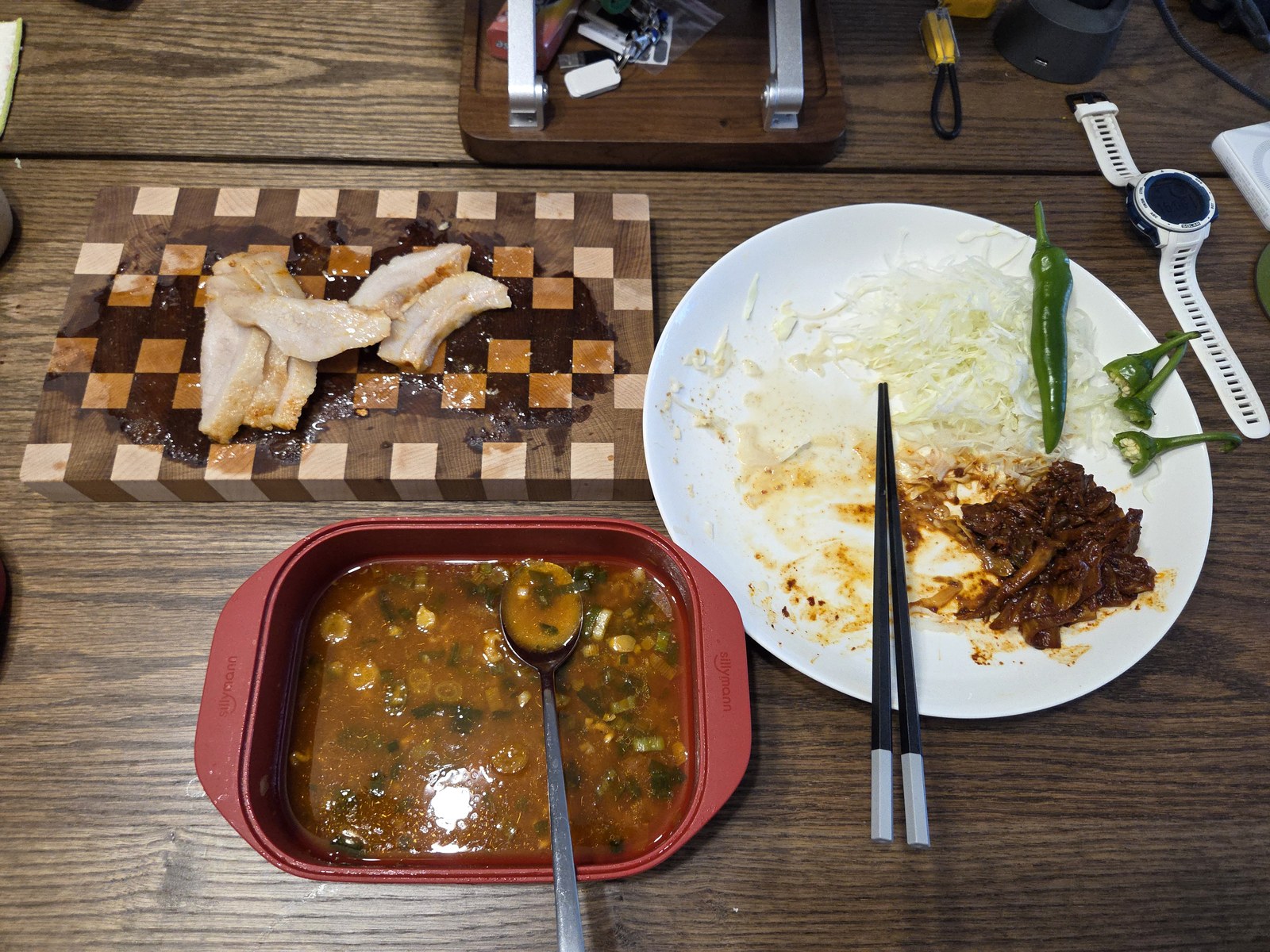 토요일 상차림을 비운 뒤 원본