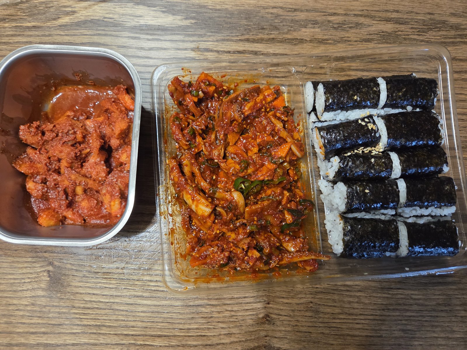 충무김밥과 무침